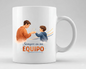 taza papa siempre en mi equipo regalo emotivo