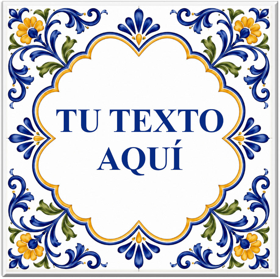 azulejo personalizado estilo andaluz