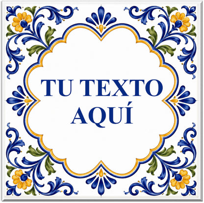 azulejo personalizado estilo andaluz