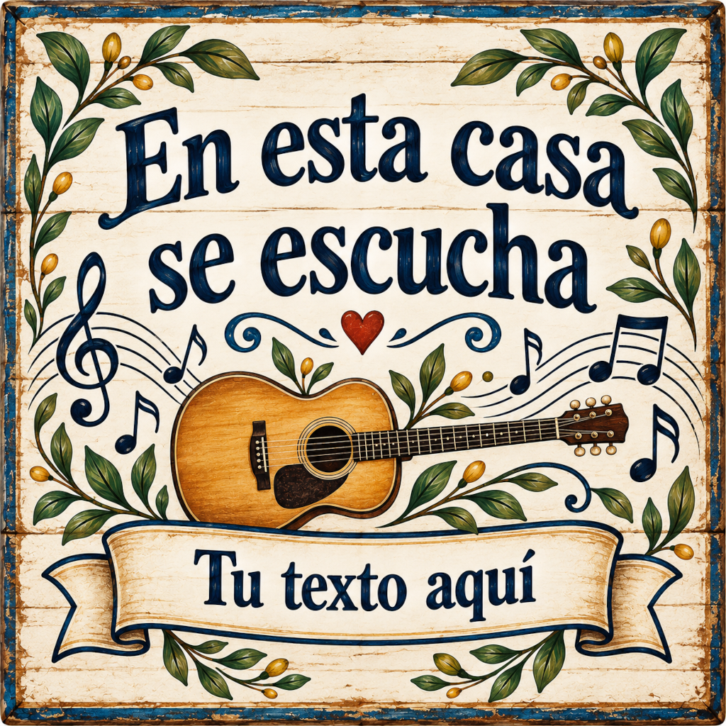 Azulejo decorativo grupo musical